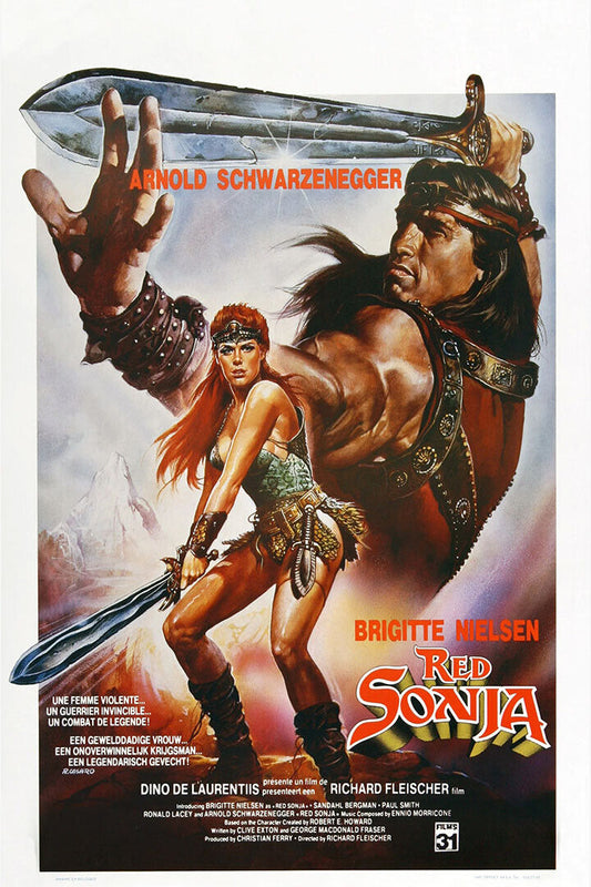 Red Sonja Action Adventure Vintage Cinema Movie Poster Wall Art Print Home Wall Decor - xonomax