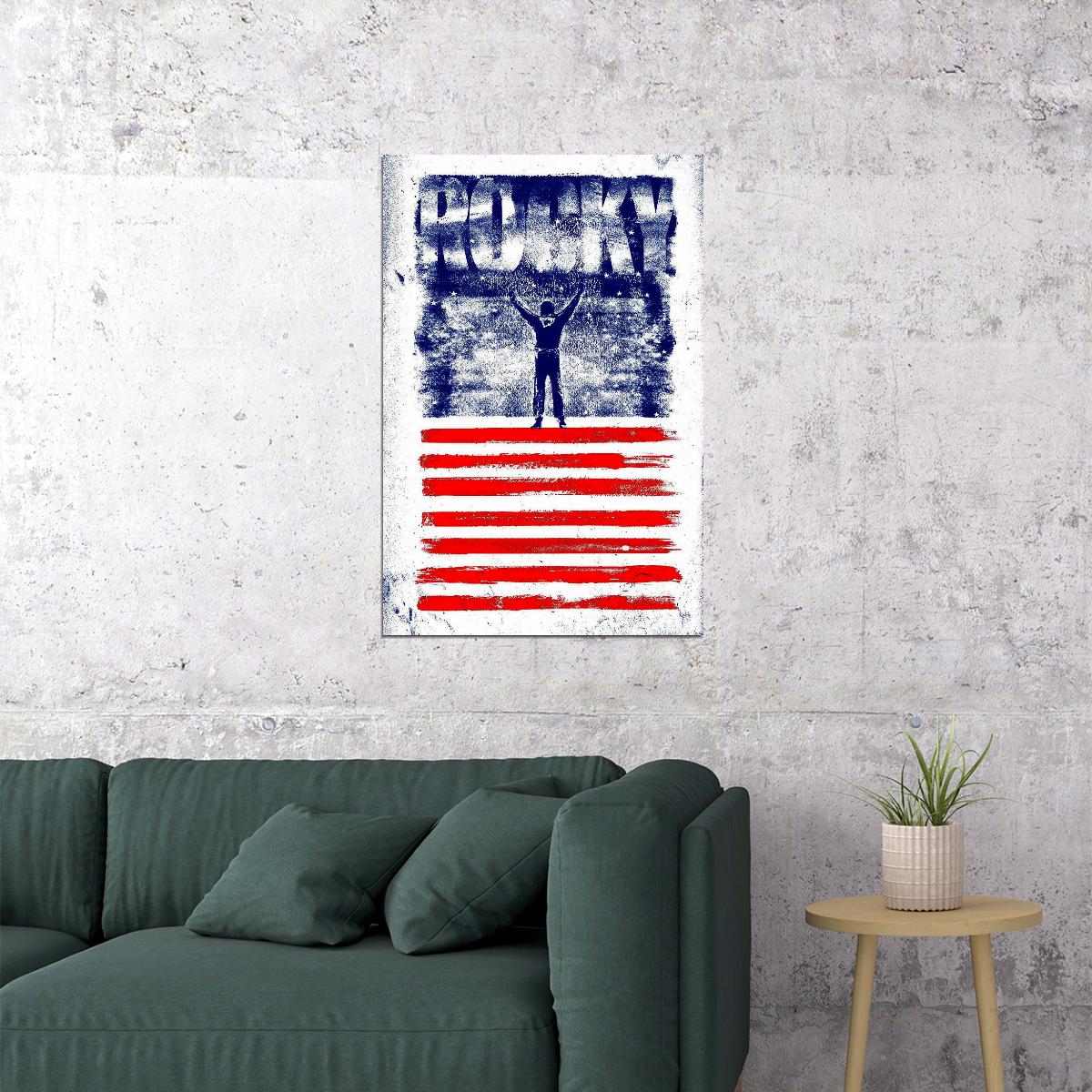 Rocky Drama Sports Fight Cinema Movie Hot Film Poster Wall Art Print Home Wall Decor