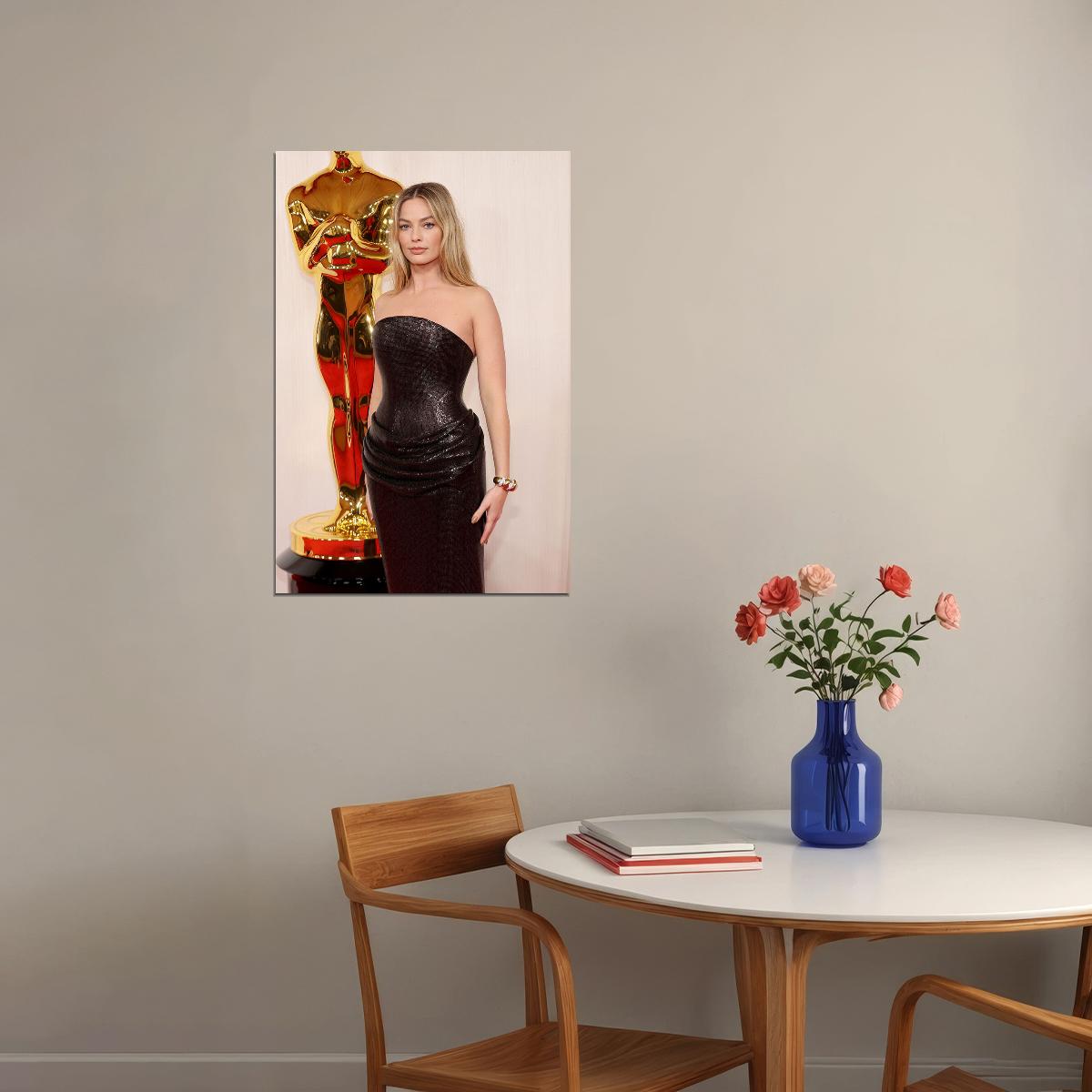 Margot Robbie 2024 Celebrity Australian Actress Poster Wall Art Print Home Wall Decor - xonomax