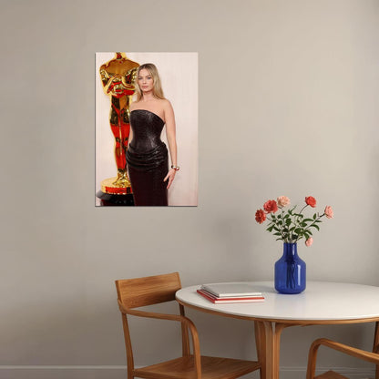 Margot Robbie 2024 Celebrity Australian Actress Poster Wall Art Print Home Wall Decor - xonomax