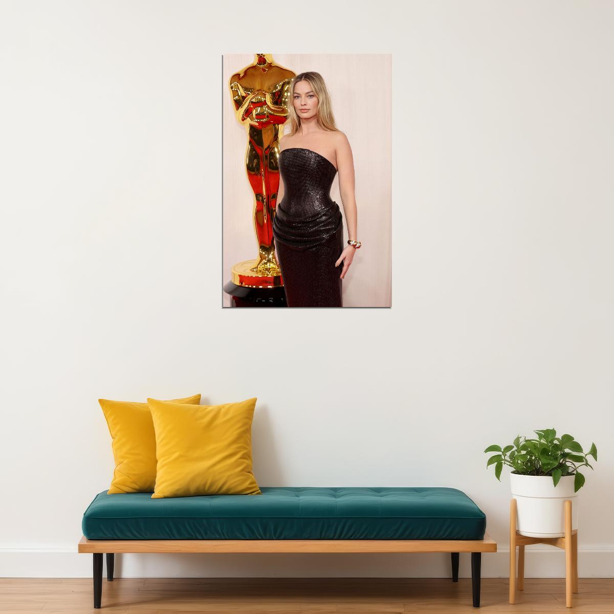Margot Robbie 2024 Celebrity Australian Actress Poster Wall Art Print Home Wall Decor - xonomax
