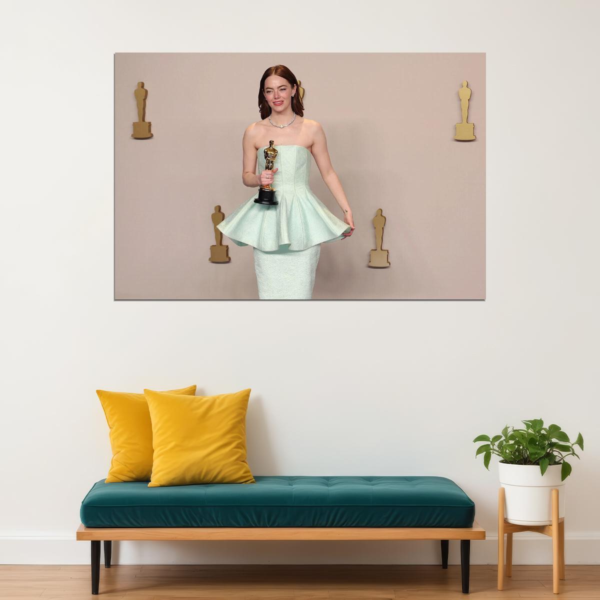 Emma Stone 2024 Celebrity American Actress Gift Poster Wall Art Print Home Wall Decor - xonomax