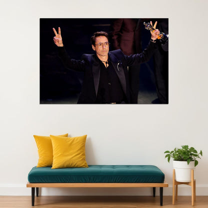 Robert Downey Jr. 2024 American Cinema Actor Gift Poster Wall Art Print Home Wall Decor