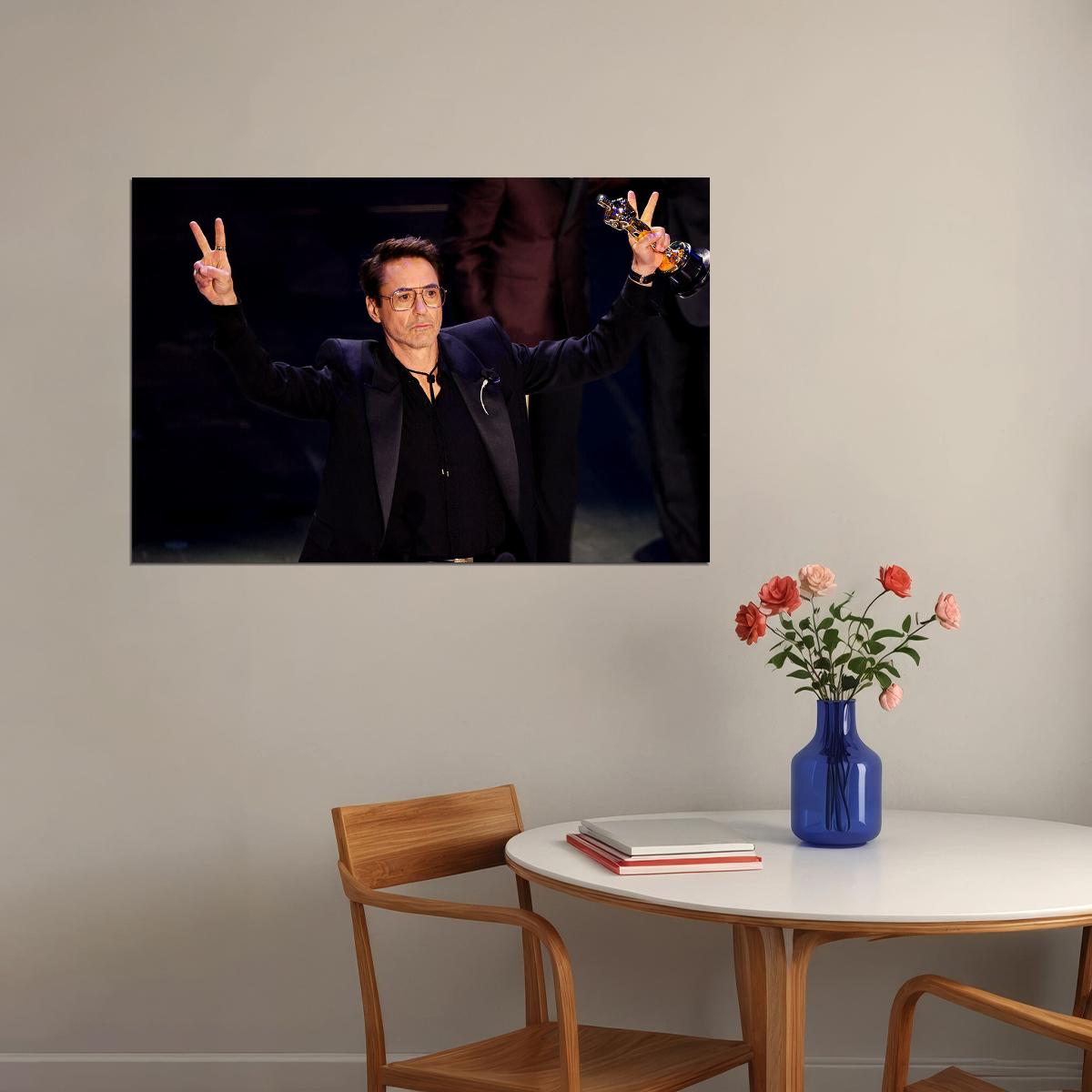 Robert Downey Jr. 2024 American Cinema Actor Gift Poster Wall Art Print Home Wall Decor