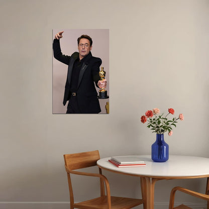 Robert Downey Jr. 2024 Celebrity American Actor Gift Poster Wall Art Print Home Wall Decor