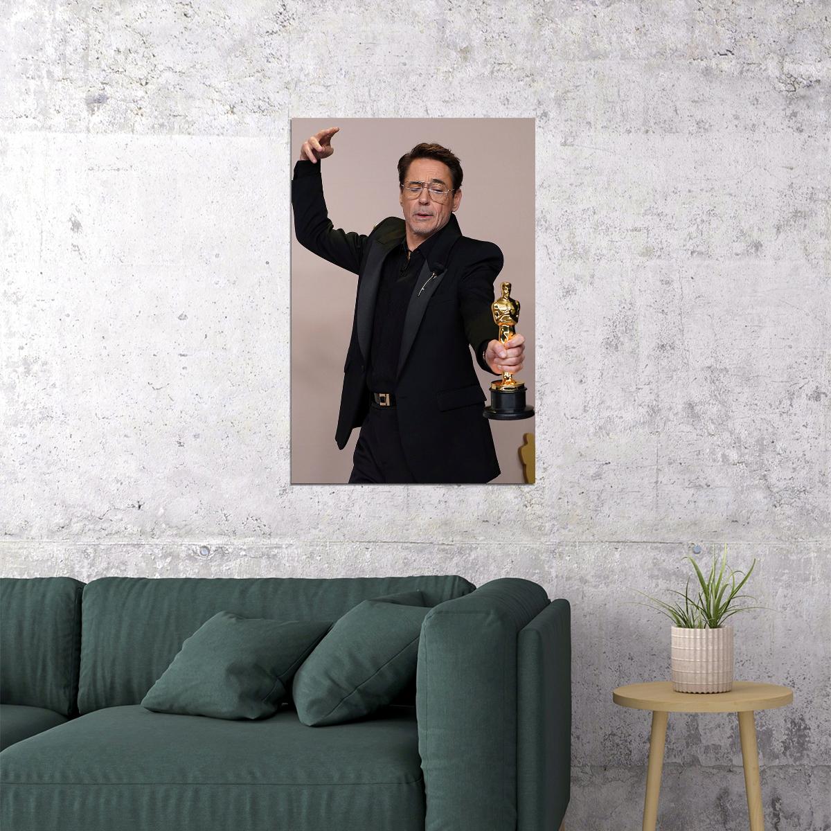 Robert Downey Jr. 2024 Celebrity American Actor Gift Poster Wall Art Print Home Wall Decor