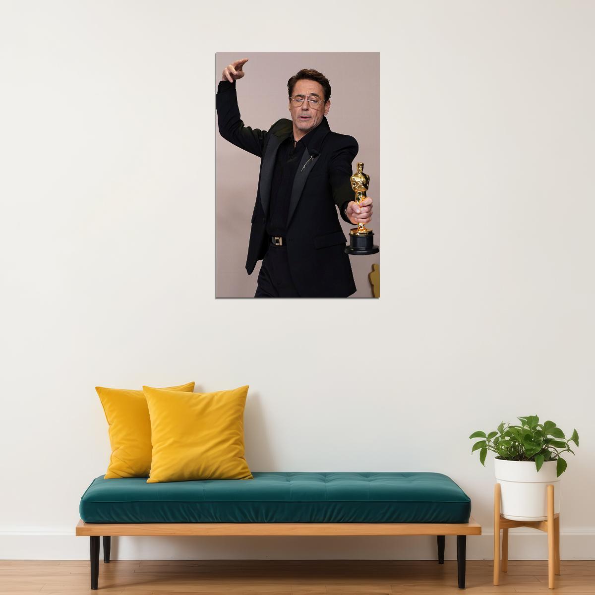 Robert Downey Jr. 2024 Celebrity American Actor Gift Poster Wall Art Print Home Wall Decor