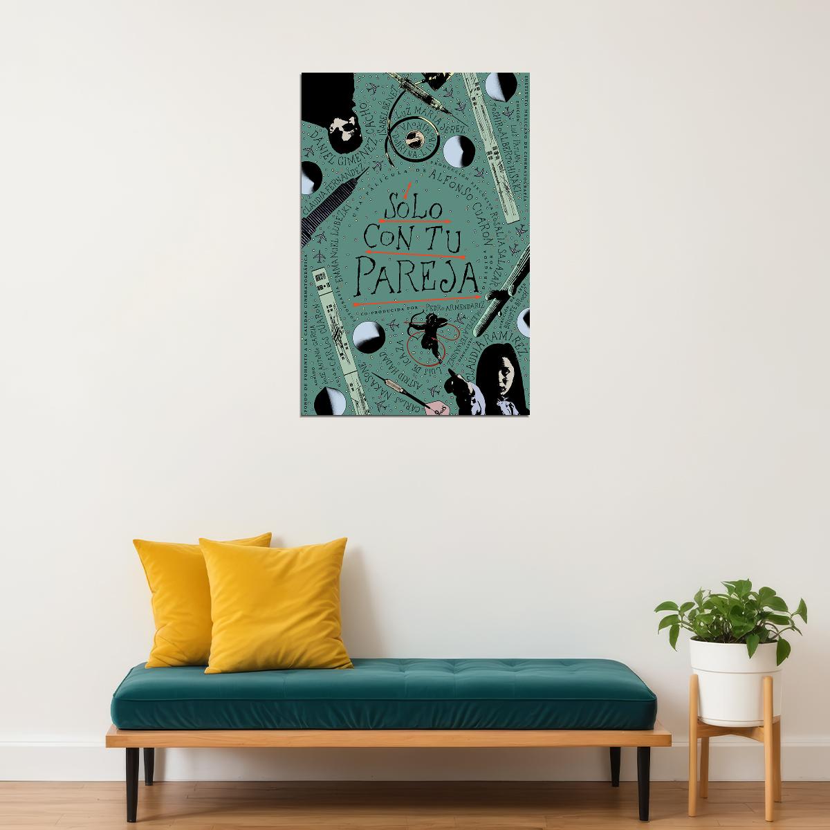 Solo Con Tu Pareja Comedy Romance Cinema Film Poster Wall Art Print Home Wall Decor - xonomax