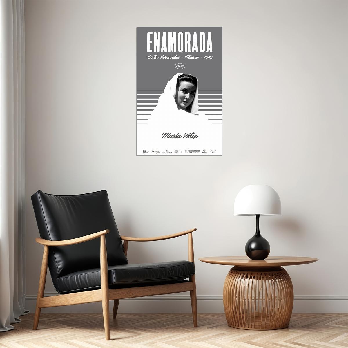 Enamorada Drama Romance War Cinema Film Movie Poster Wall Art Print Home Wall Decor - xonomax