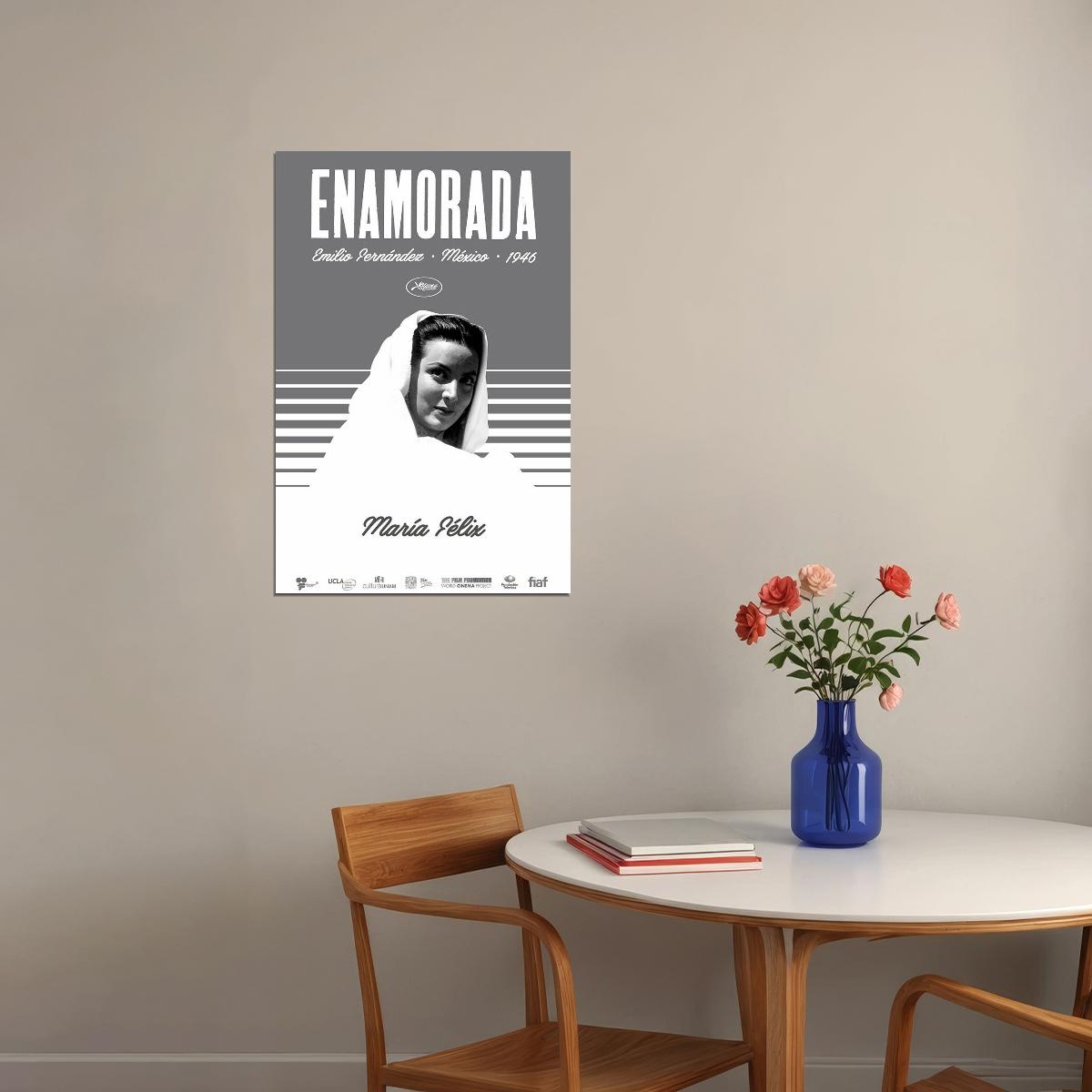 Enamorada Drama Romance War Cinema Film Movie Poster Wall Art Print Home Wall Decor - xonomax