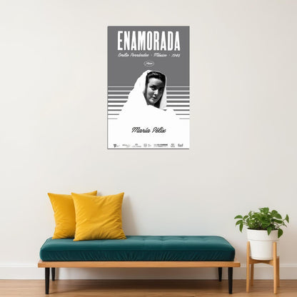 Enamorada Drama Romance War Cinema Film Movie Poster Wall Art Print Home Wall Decor - xonomax