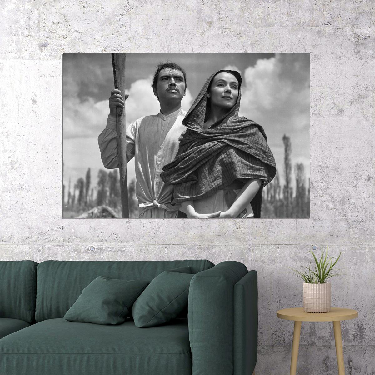 Maria Candelaria Romance Drama Cinema Film Movie Poster Wall Art Print Home Wall Decor - xonomax