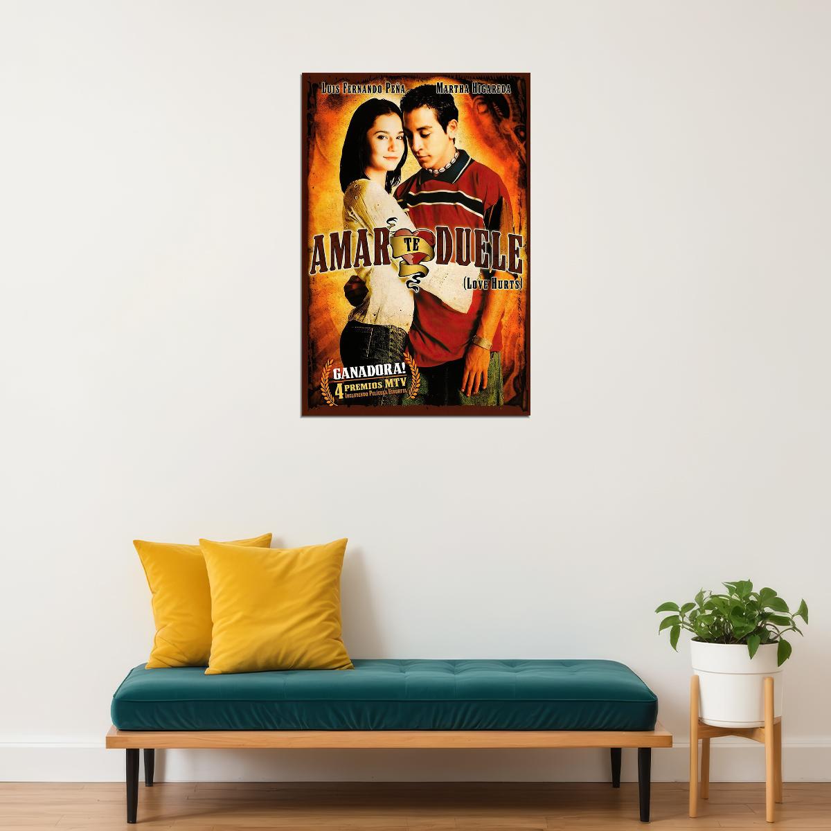 Amar Te Duele Drama Romance Cinema Film Movie Poster Wall Art Print Home Wall Decor - xonomax