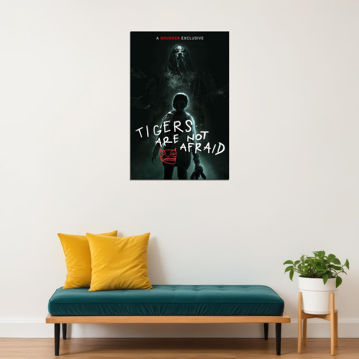 Tigers Are Not Afraid Horror Mystery Cinema Film Movie Poster Wall Art Print Home Wall Decor - xonomax