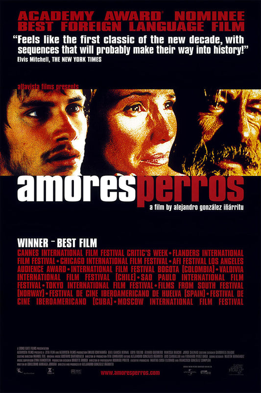 Amores Perros Drama Thriller Cinema Film Movie Poster Wall Art Print Home Wall Decor - xonomax