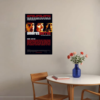 Amores Perros Drama Thriller Cinema Film Movie Poster Wall Art Print Home Wall Decor - xonomax