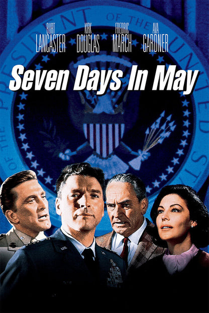 Seven Days In May Drama Thriller Cinema Movie Film Poster Wall Art Print Home Wall Decor - xonomax