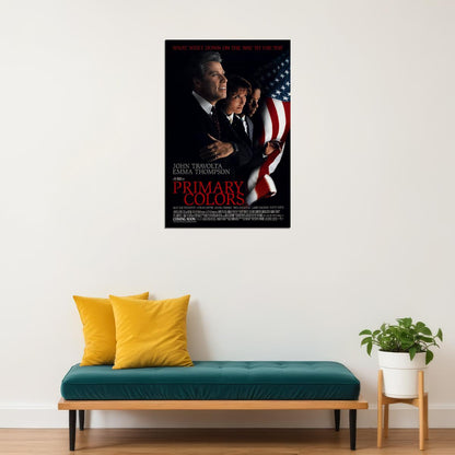 Primary Colors Comedy Drama Cinema Film Movie Poster Wall Art Print Home Wall Decor - xonomax