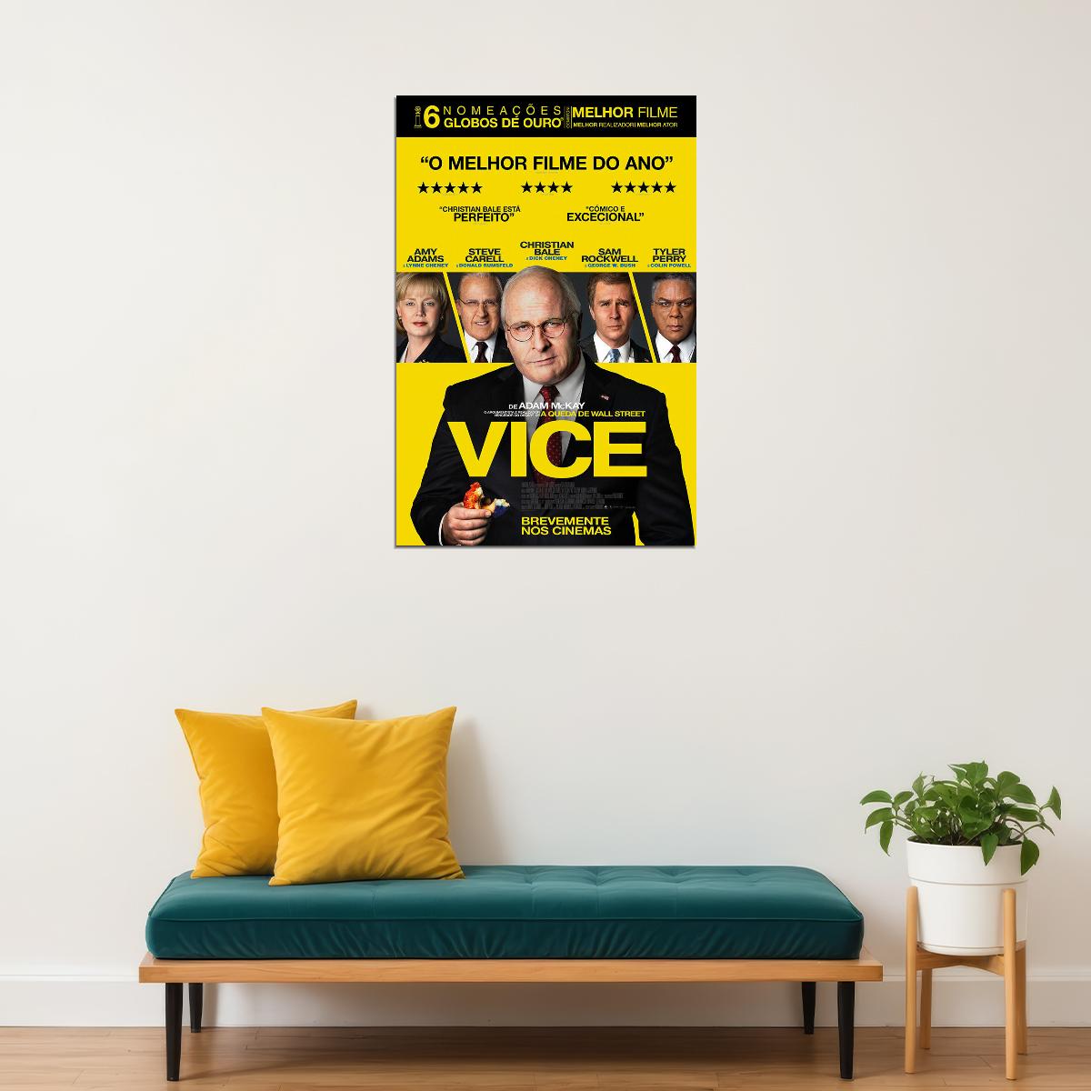 Vice 2018 Biography History Drama Cinema Film Movie Poster Wall Art Print Home Wall Decor - xonomax