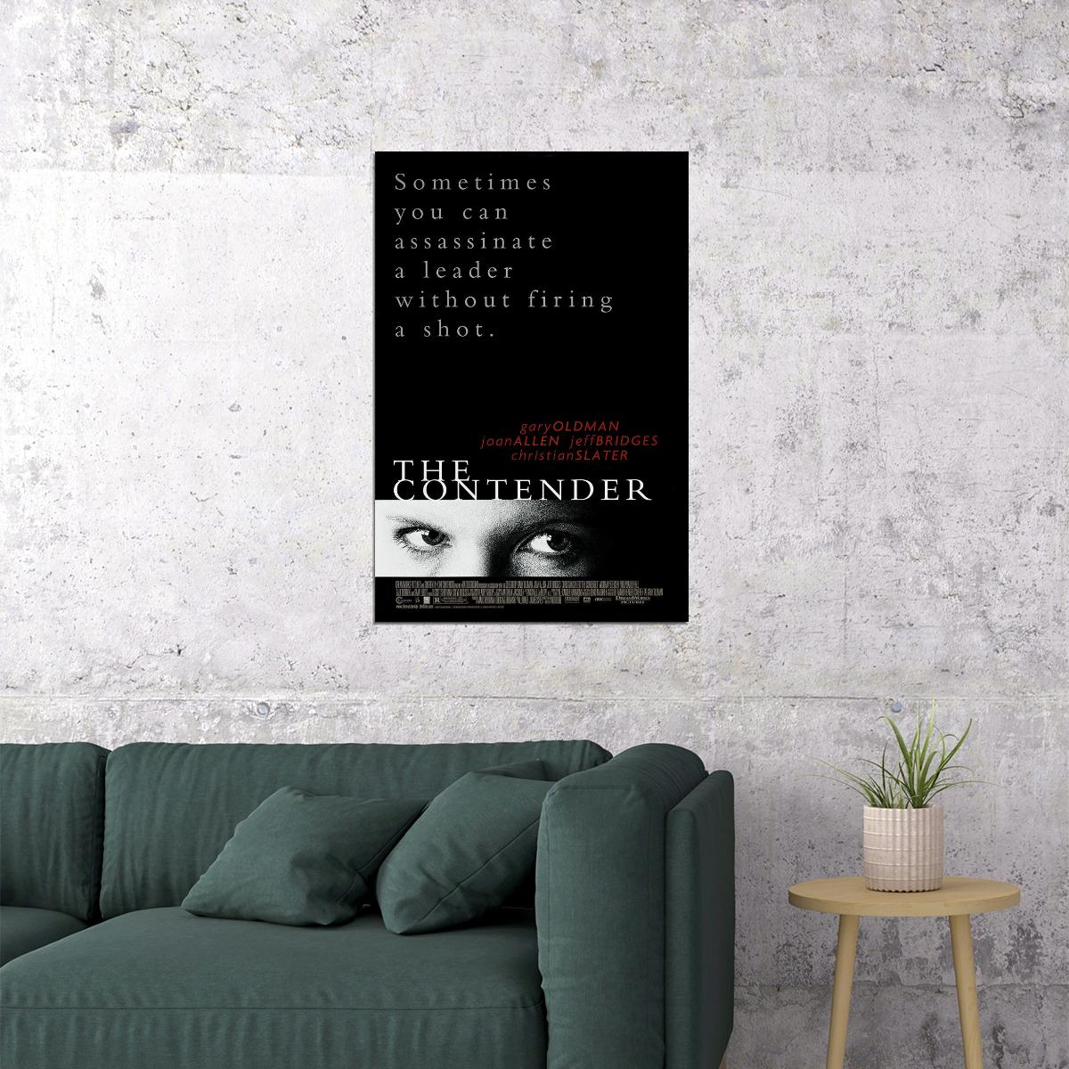 The Contender Drama Thriller Cinema Film Movie Poster Wall Art Print Home Wall Decor - xonomax