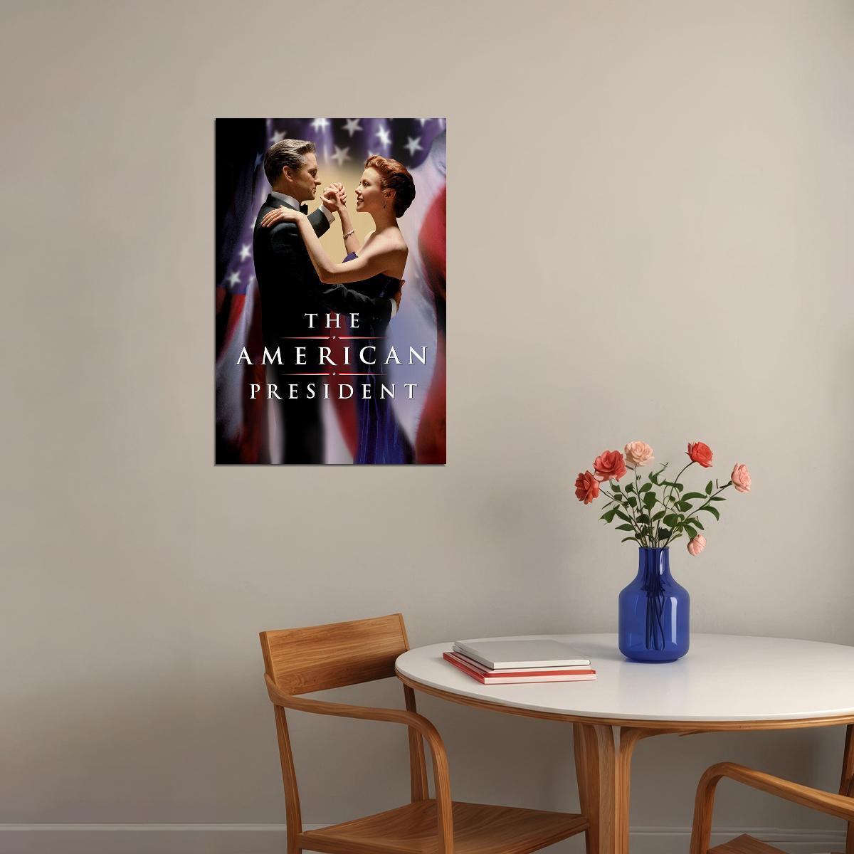 The American President Comedy Romance Drama Cinema Film Poster Wall Art Print Home Wall Decor - xonomax