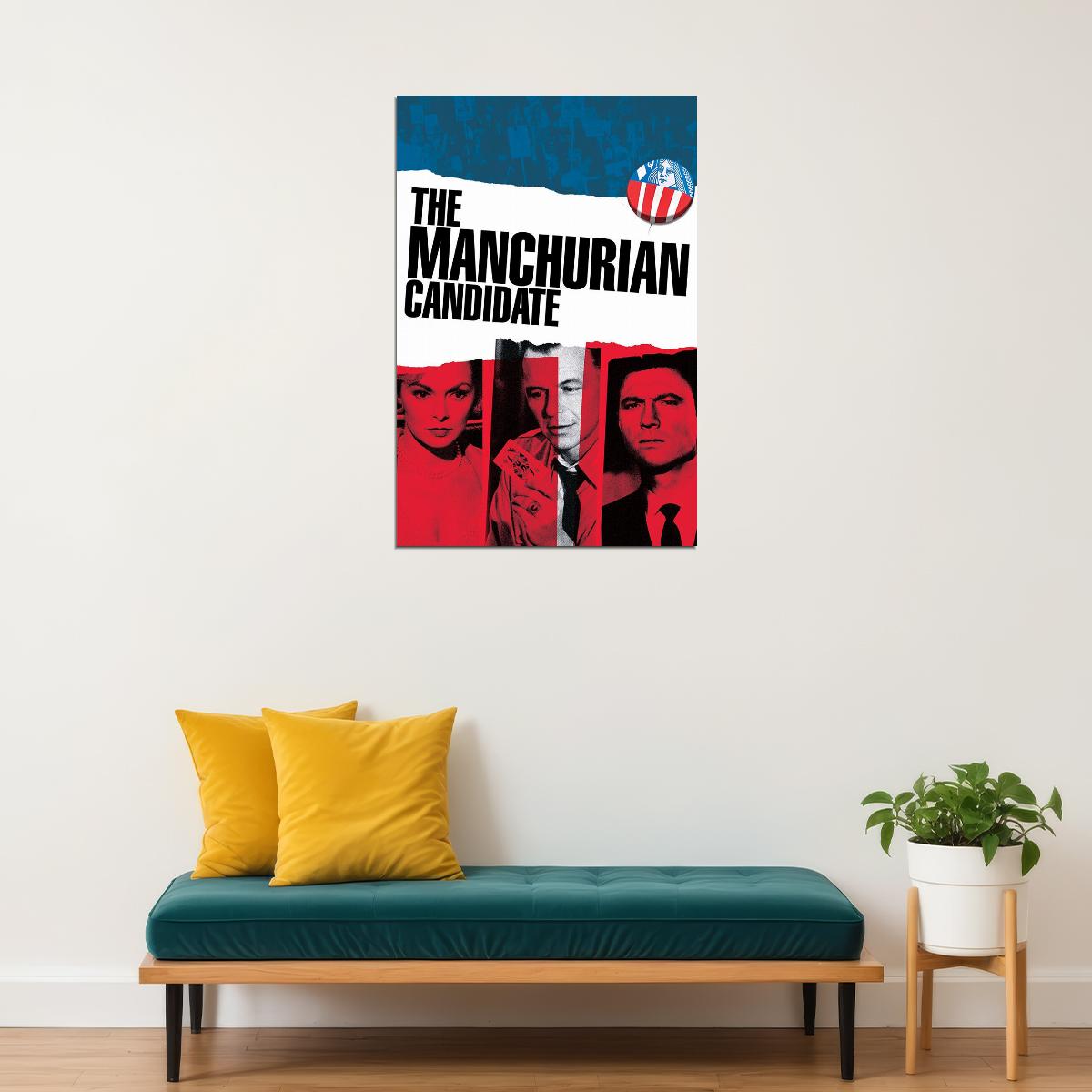 The Manchurian Candidate Drama Thriller Cinema Film Movie Poster Wall Art Print Home Wall Decor - xonomax
