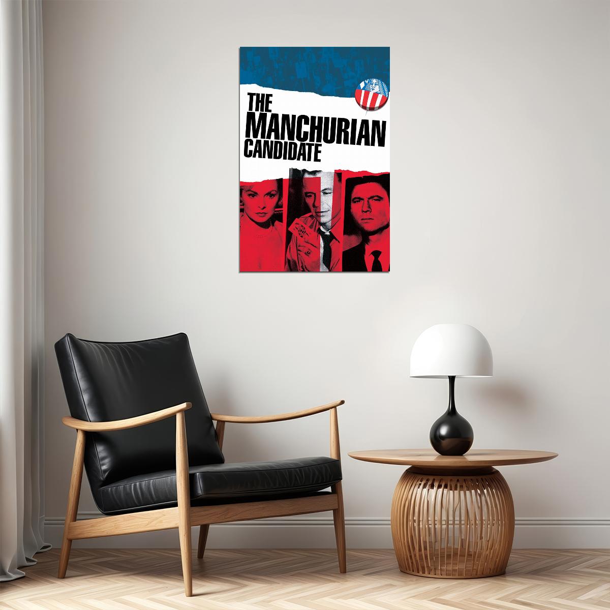 The Manchurian Candidate Drama Thriller Cinema Film Movie Poster Wall Art Print Home Wall Decor - xonomax