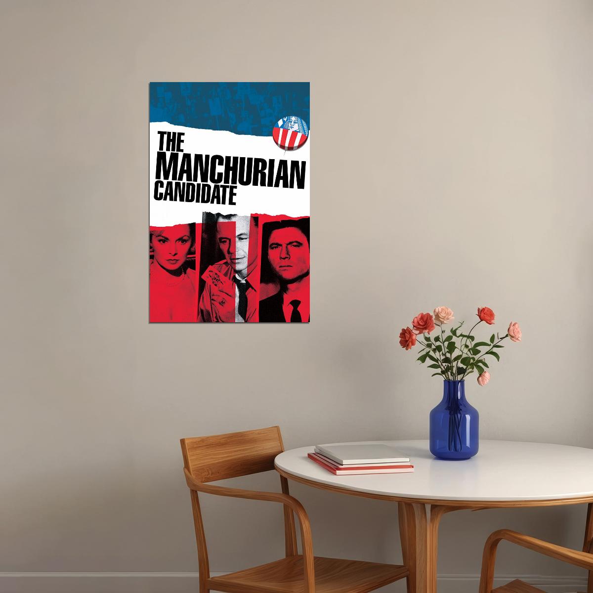 The Manchurian Candidate Drama Thriller Cinema Film Movie Poster Wall Art Print Home Wall Decor - xonomax