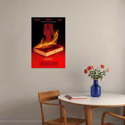 Satan Wants You Documentary Crime Mystery Cinema Film Poster Wall Art Print Home Wall Decor - xonomax