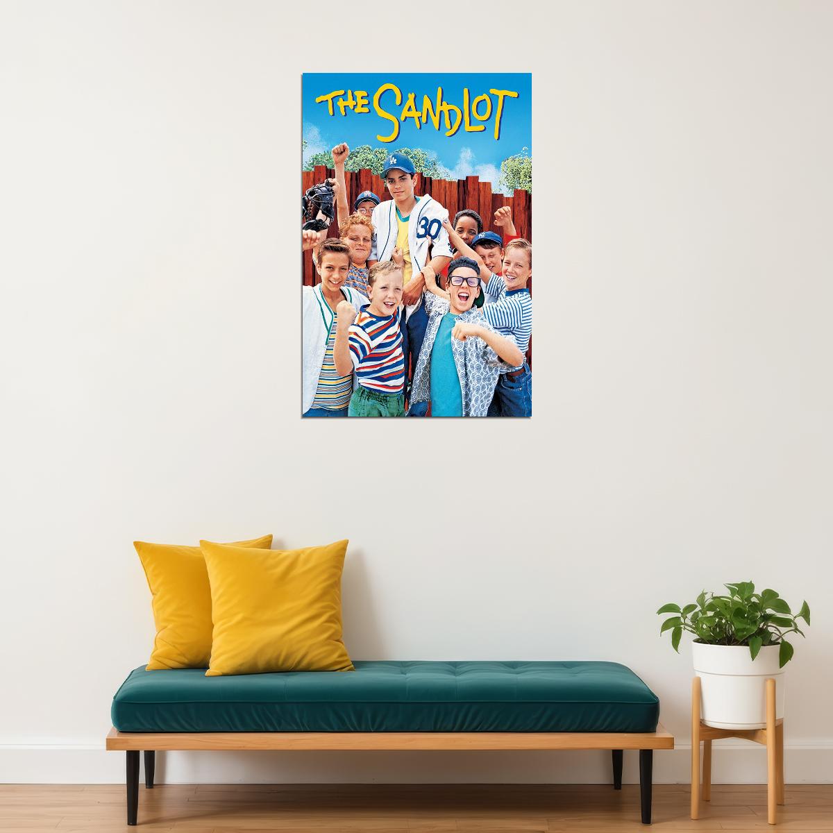 The Sandlot Family Comedy Sports Cinema Film Movie Poster Wall Art Print Home Wall Decor - xonomax