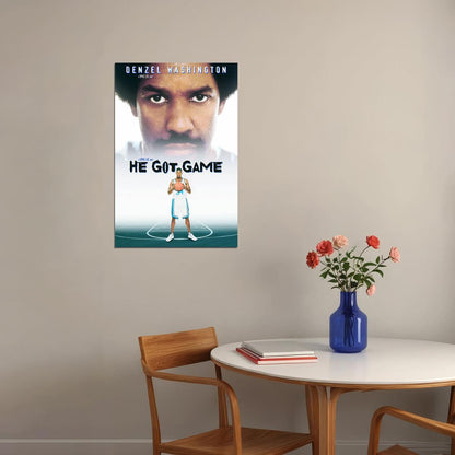 He Got Game Drama Sports Family Cinema Film Movie Poster Wall Art Print Home Wall Decor - xonomax