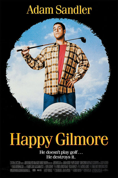 Happy Gilmore Comedy Sports Cinema Film Movie Gift Poster Wall Art Print Home Wall Decor - xonomax