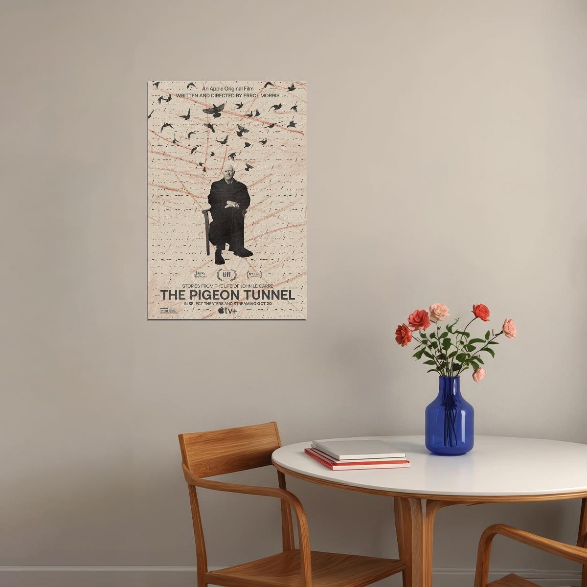 The Pigeon Tunnel Documentary Biography Movie Film Poster Wall Art Print Home Wall Decor - xonomax