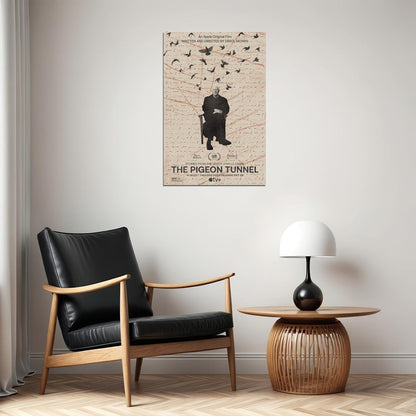 The Pigeon Tunnel Documentary Biography Movie Film Poster Wall Art Print Home Wall Decor - xonomax