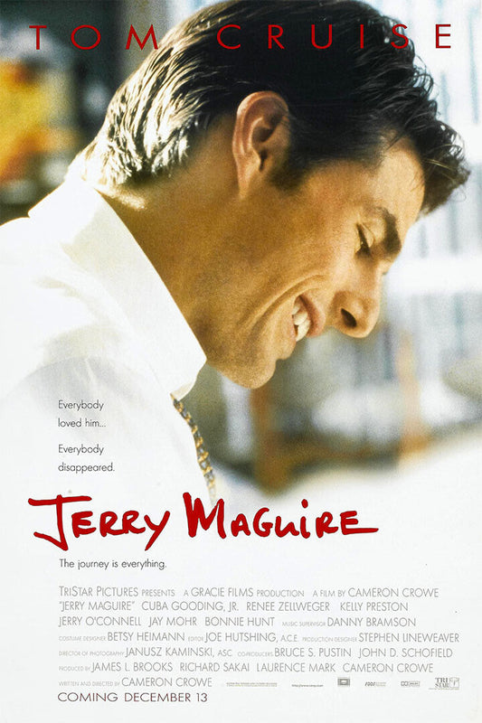 Jerry Maguire Comedy Romance Drama Cinema Film Movie Poster Wall Art Print Home Wall Decor