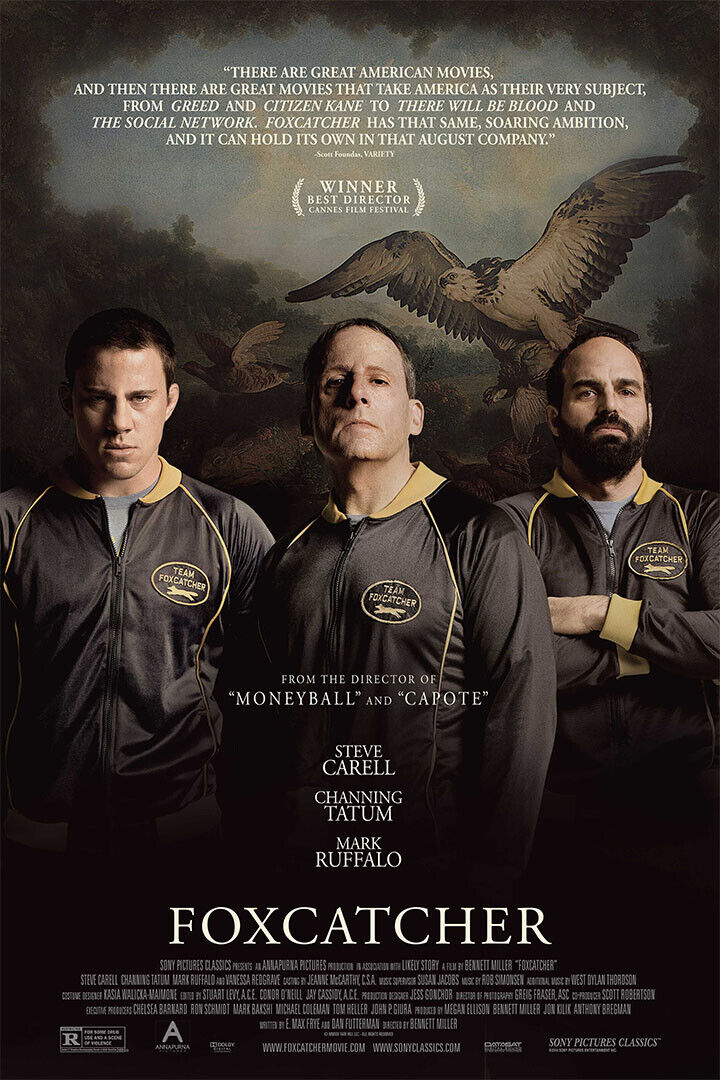 Foxcatcher Biography History Sports Cinema Film Movie Poster Wall Art Print Home Wall Decor - xonomax