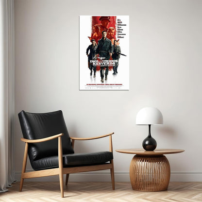 Inglorious Basterds Adventure War Movie Cinema De Poster Wall Art Print Home Wall Decor - xonomax