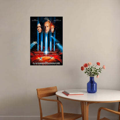 The Fifth Element Science Fiction Action Film Movie Poster Wall Art Print Home Wall Decor - xonomax