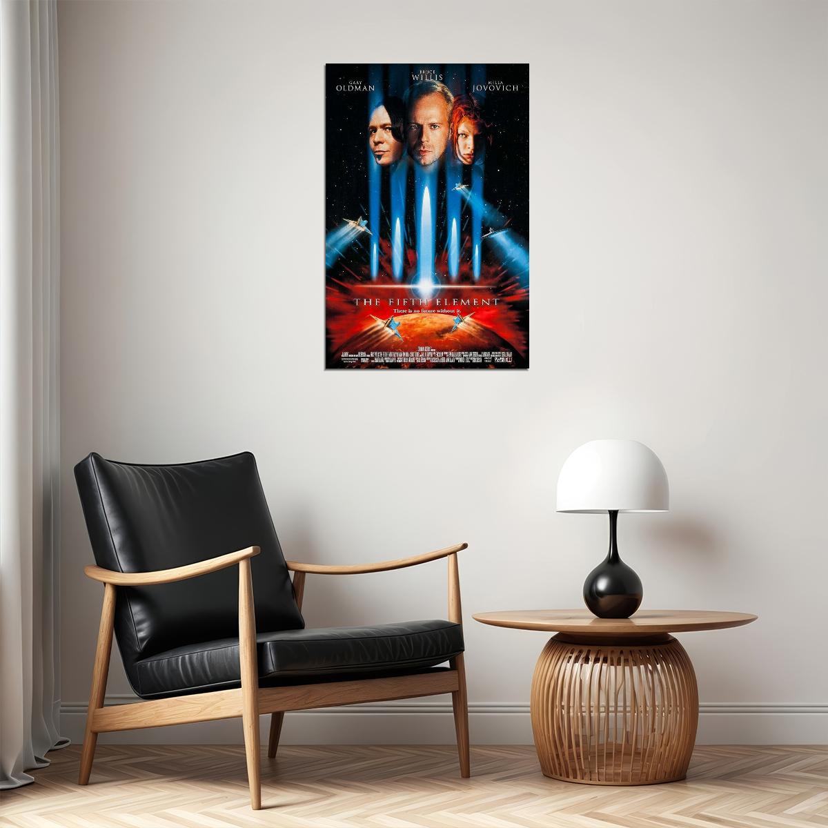 The Fifth Element Science Fiction Action Film Movie Poster Wall Art Print Home Wall Decor - xonomax