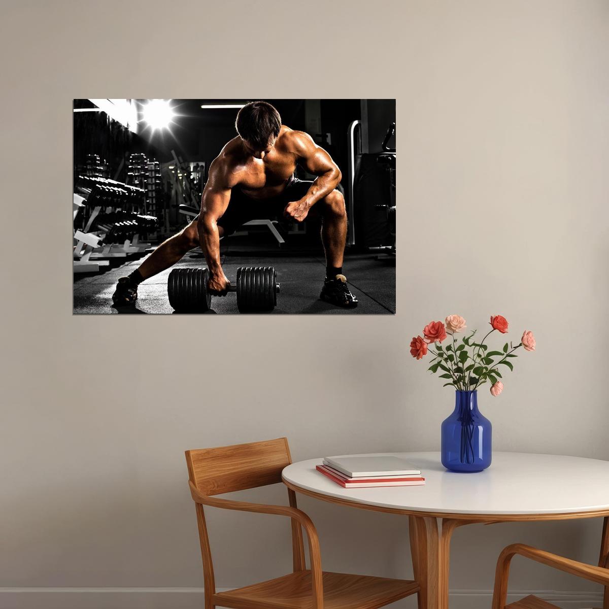 Bodybuilding Motivational Workout Exercise Sport Poster Wall Art Print Home Wall Decor - xonomax