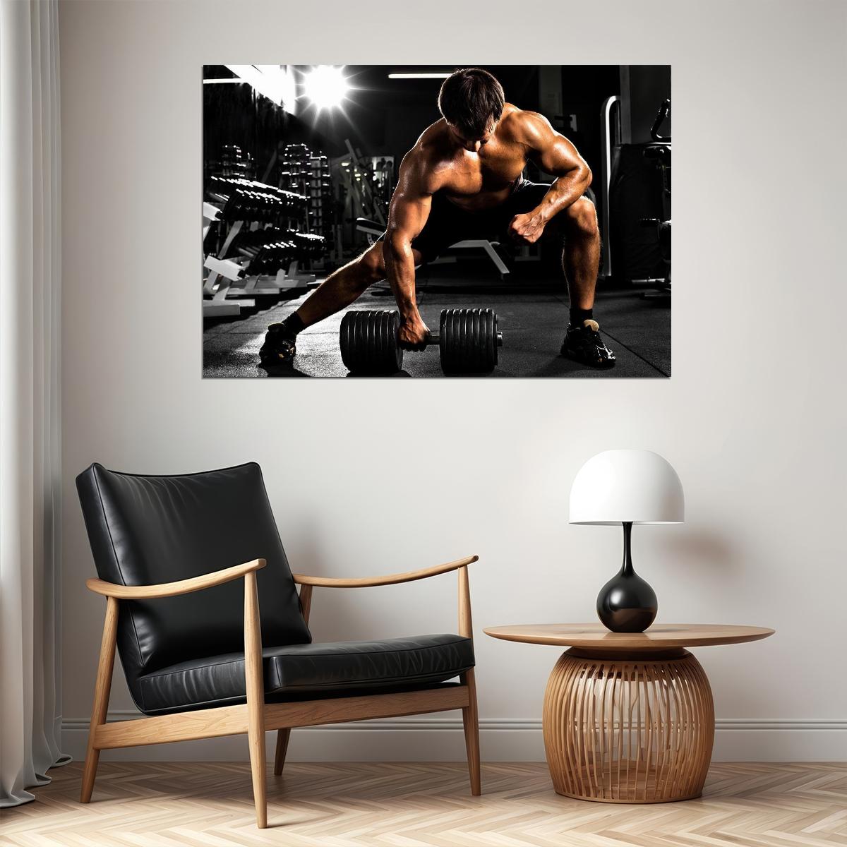 Bodybuilding Motivational Workout Exercise Sport Poster Wall Art Print Home Wall Decor - xonomax
