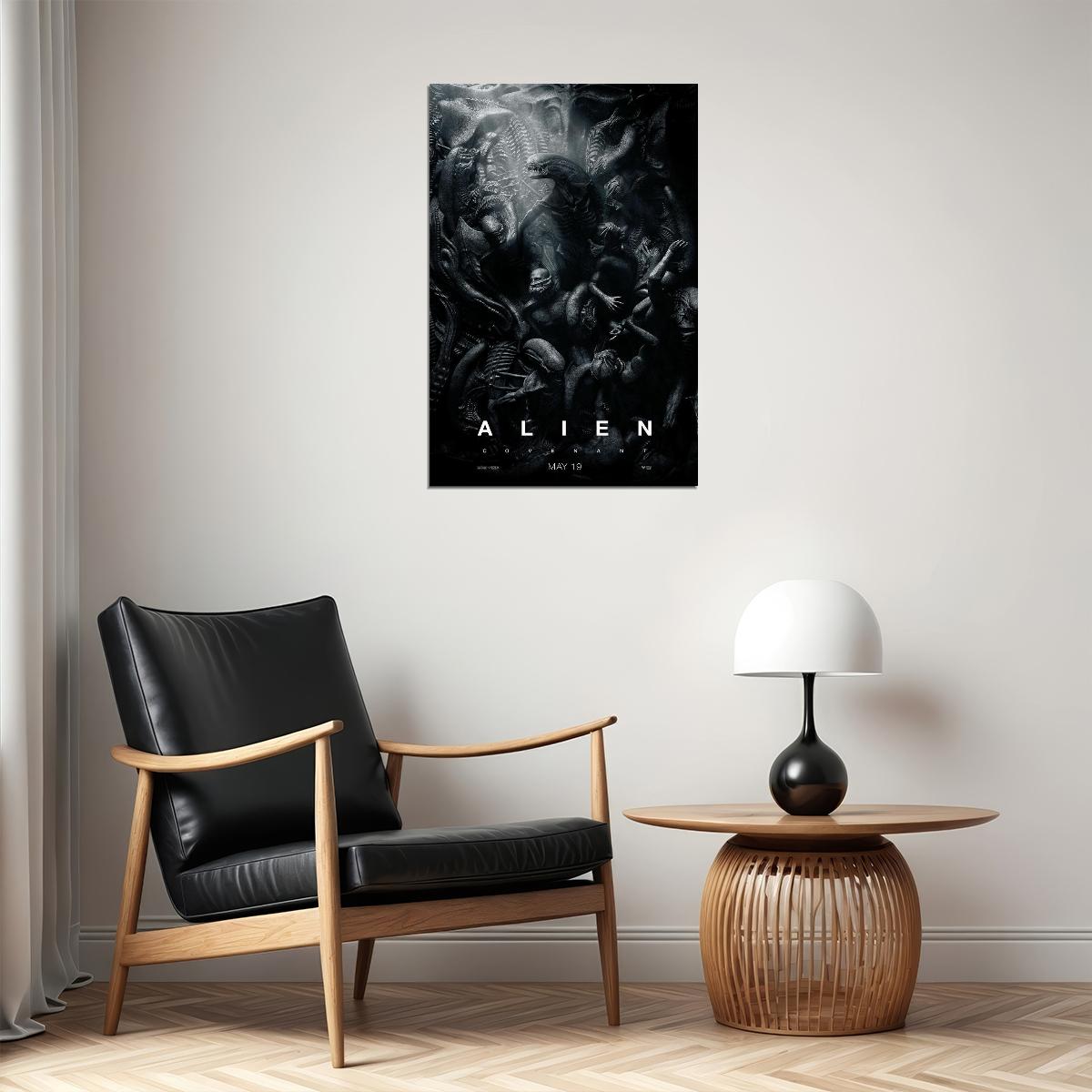 Alien Covenant 2017 Science Fiction Horror Movie Poster Wall Art Print Home Wall Decor - xonomax