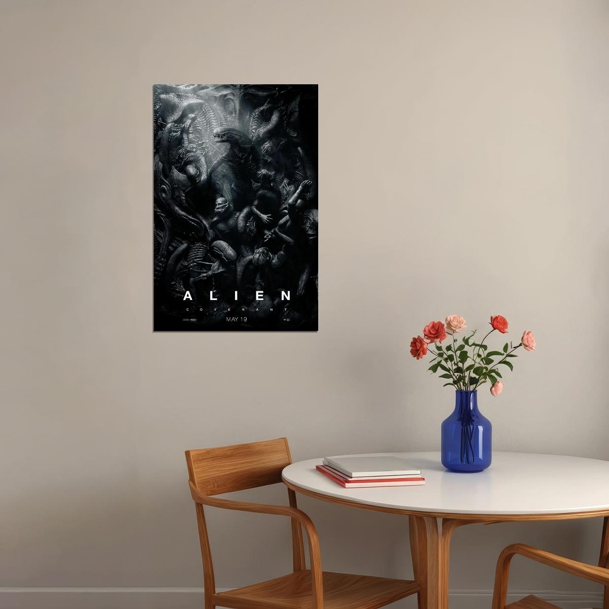 Alien Covenant 2017 Science Fiction Horror Movie Poster Wall Art Print Home Wall Decor - xonomax
