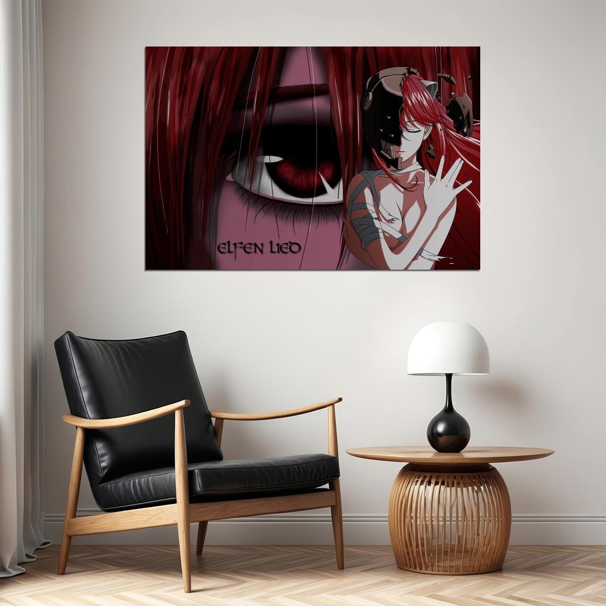 Elfen Lied Action Drama Anime Tv Series Cartoon D Poster Wall Art Print Home Wall Decor - xonomax