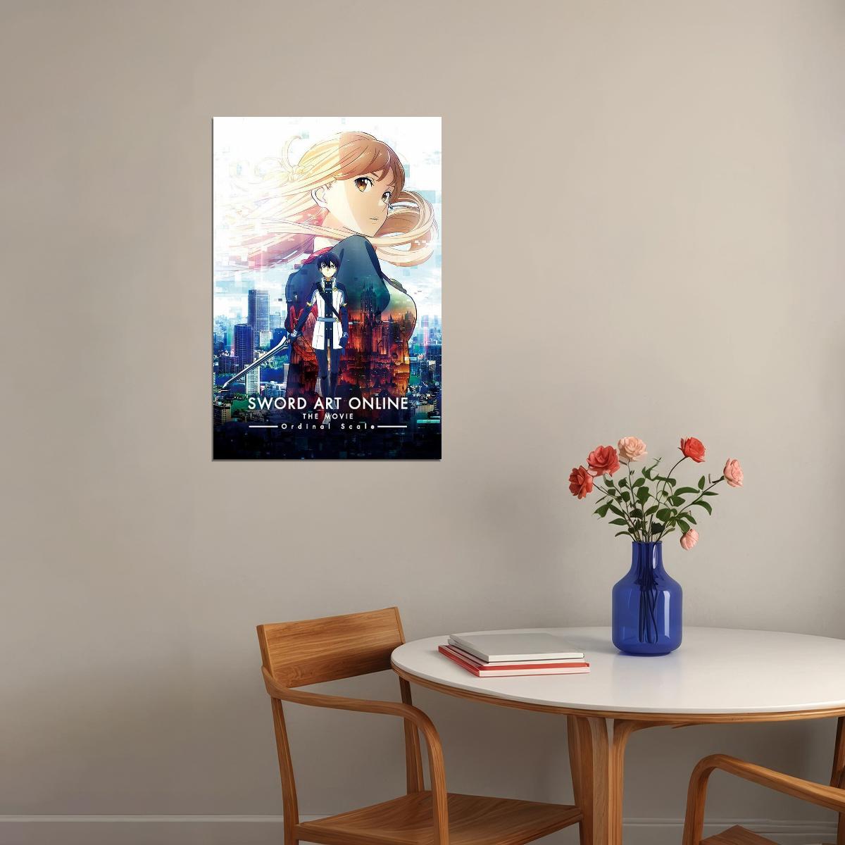 Sword Online Adventure Action Japan Anime Tv Series Poster Wall Art Print Home Wall Decor - xonomax