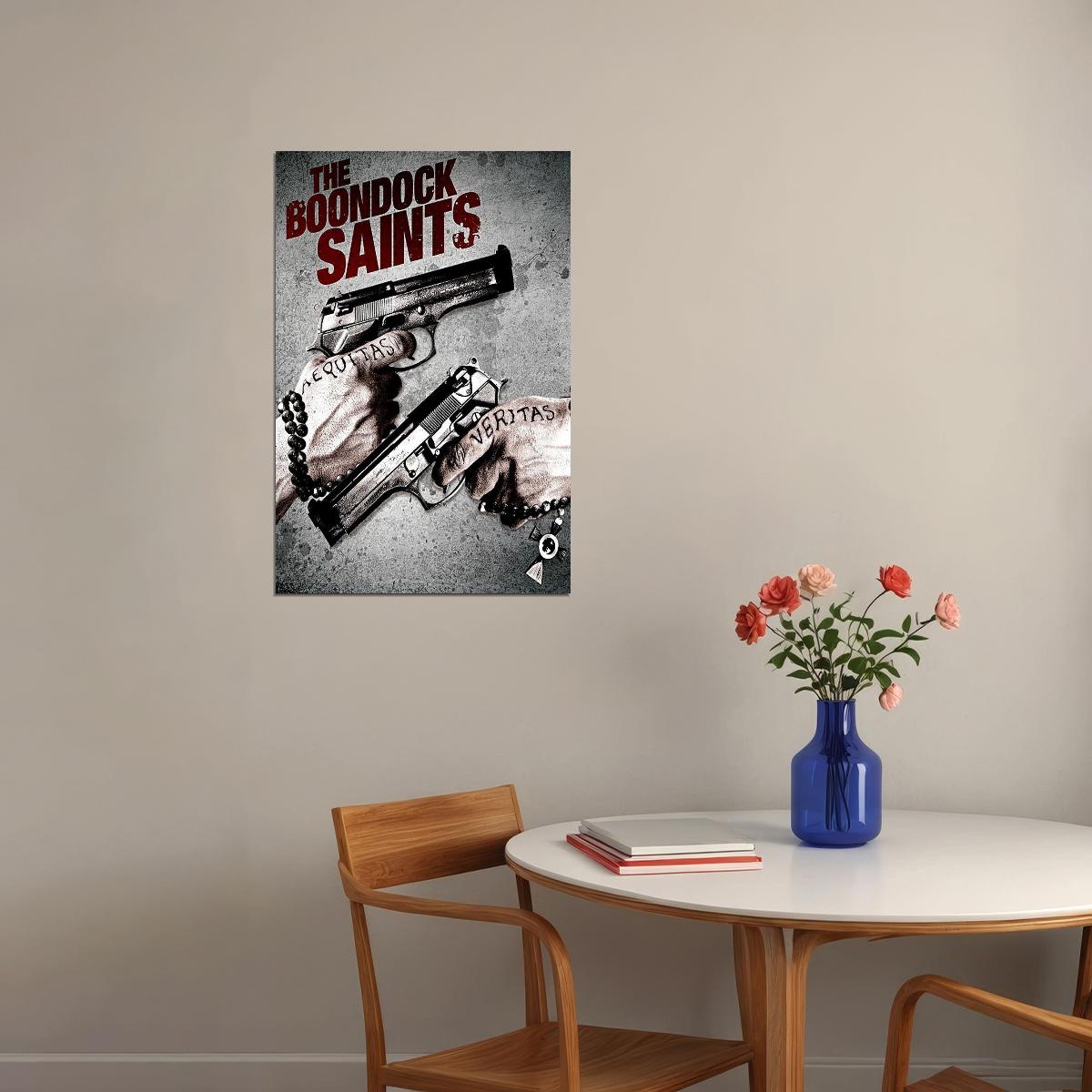 The Boondock Saints 1999 Action Crime Movie Film Poster Wall Art Print Home Wall Decor - xonomax
