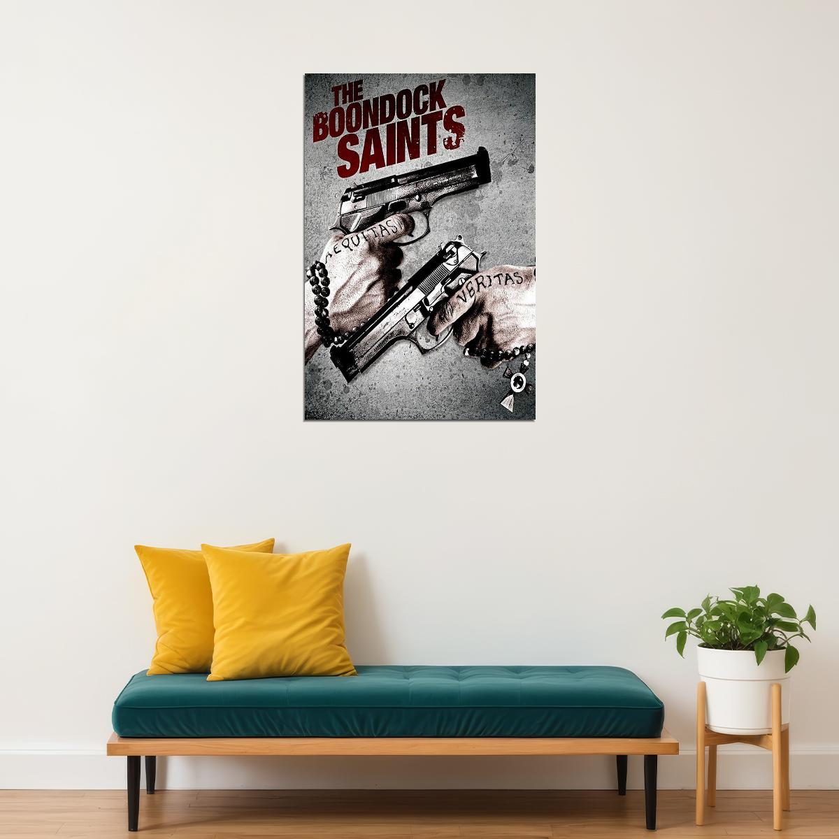 The Boondock Saints 1999 Action Crime Movie Film Poster Wall Art Print Home Wall Decor - xonomax