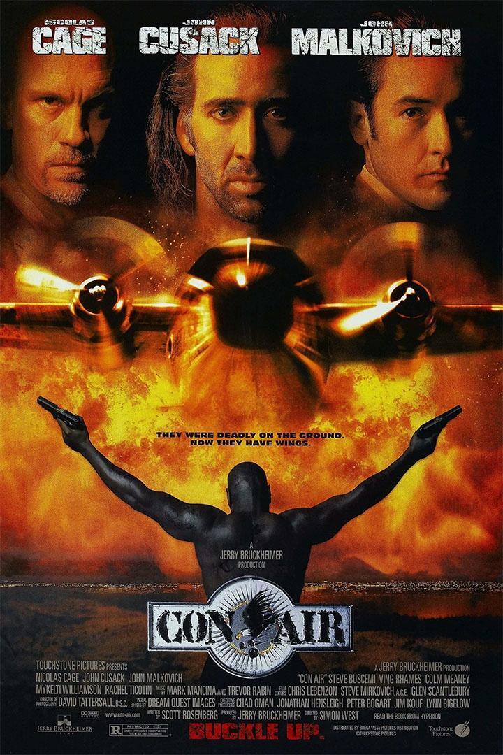 Con Air Action Thriller Movie Cinema Film Poster Wall Art Print Home Wall Decor - xonomax