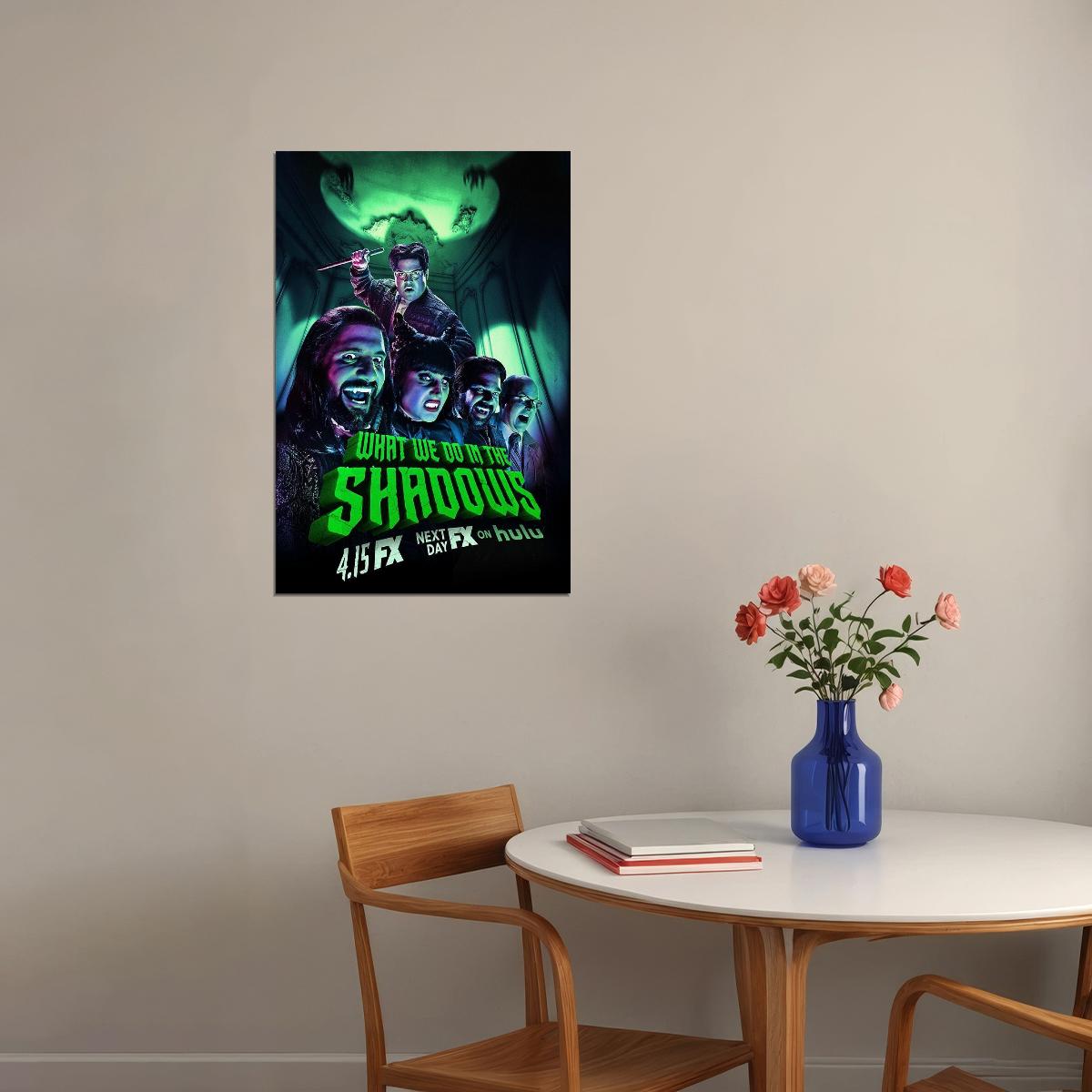 What We Do In The Shadows Comedy Horror Movie Poster Wall Art Print Home Wall Decor - xonomax