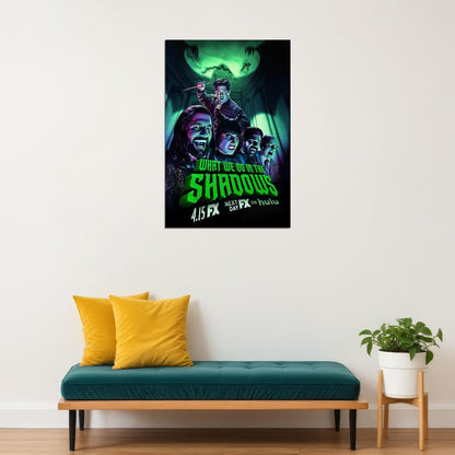 What We Do In The Shadows Comedy Horror Movie Poster Wall Art Print Home Wall Decor - xonomax
